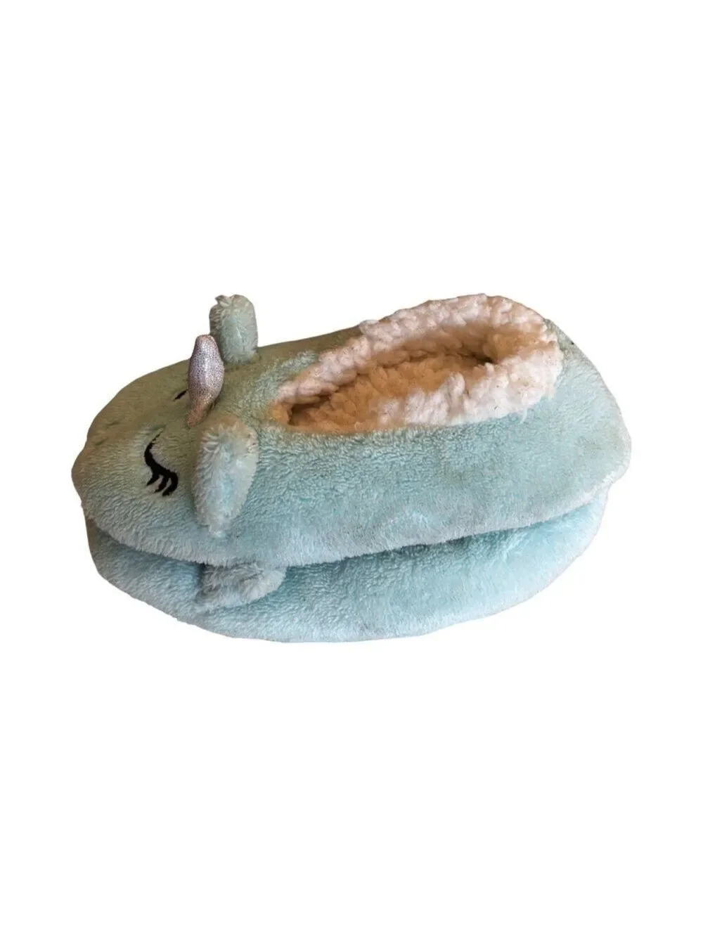Plush Green Unicorn Slipper Size 1 (3 for $12 item)